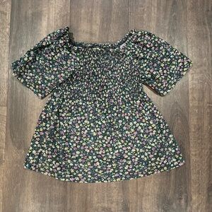 Girls floral top
